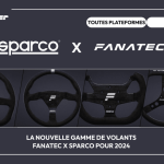 La nouvelle gamme de volants Fanatec x Sparco pour 2024